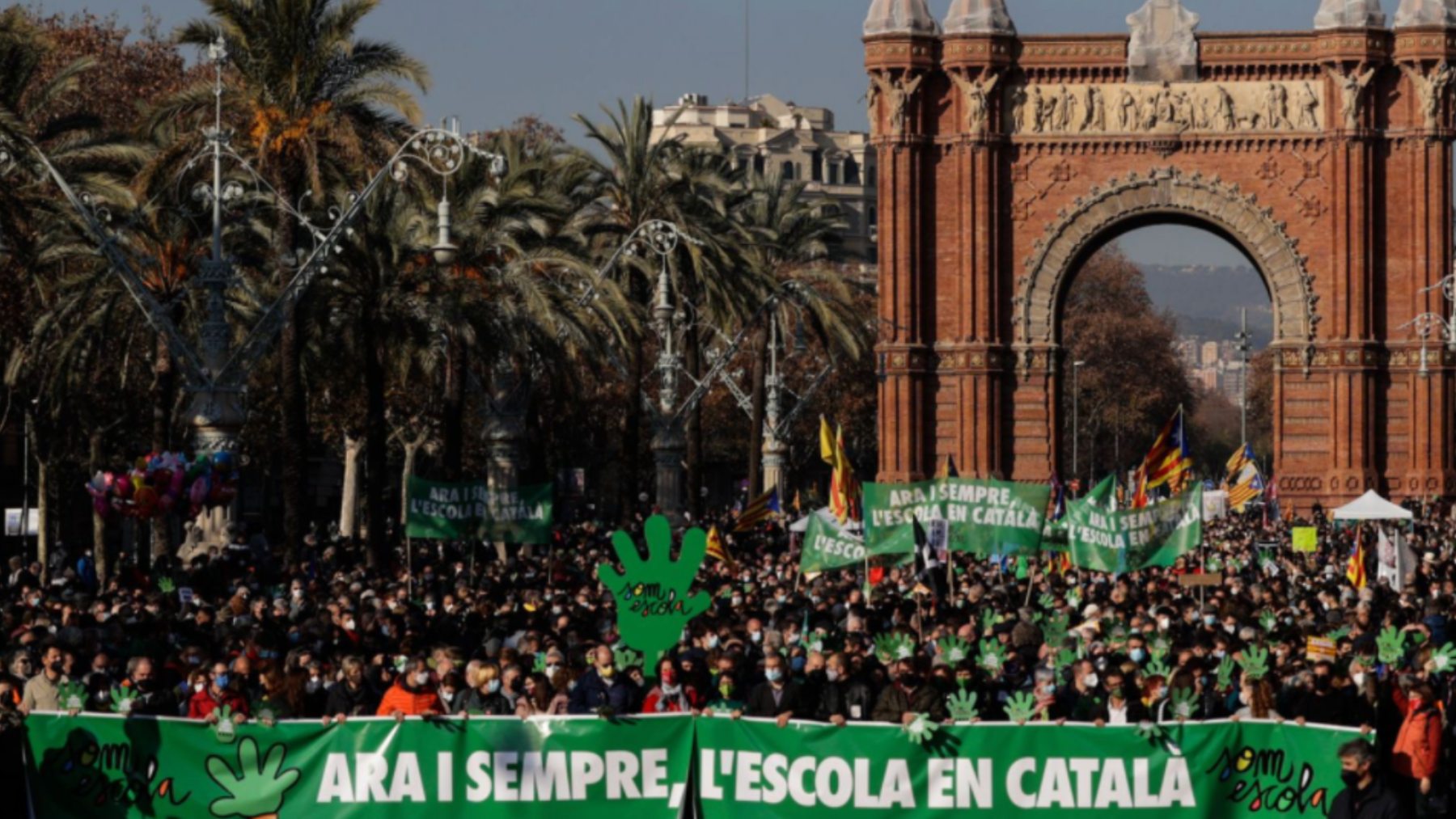 Manifestación el 18 de diciembre en Barcelona.
