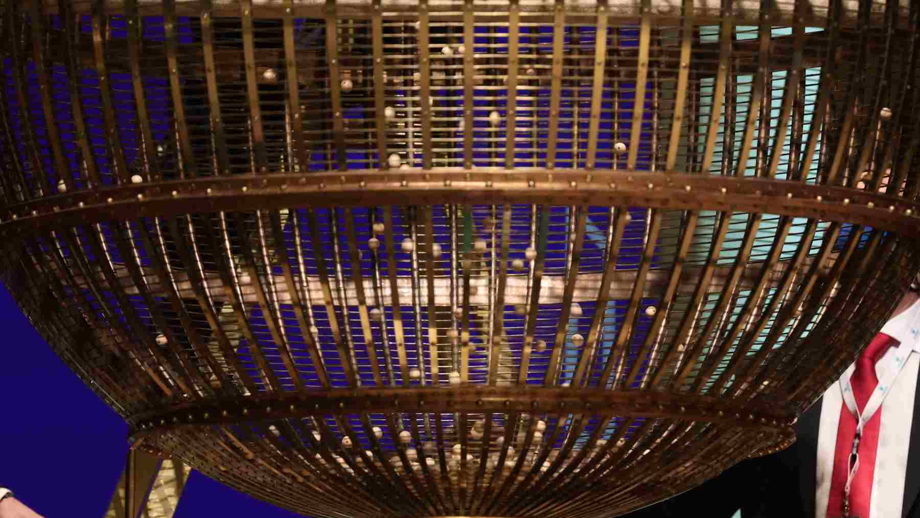 Uno de los bombos del Sorteo de Lotería de Navidad. Eduardo Parra – Europa Press