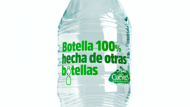 Agua de Cuevas envasará toda su producción en botellas de materiales 100% reciclados antes de final de año