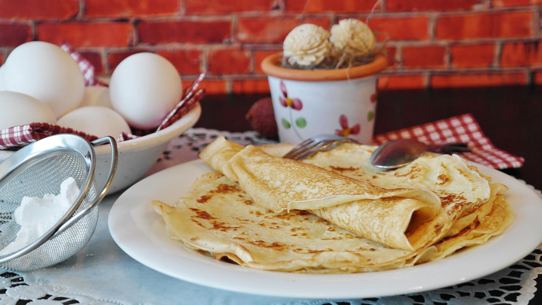 Crepes con crema