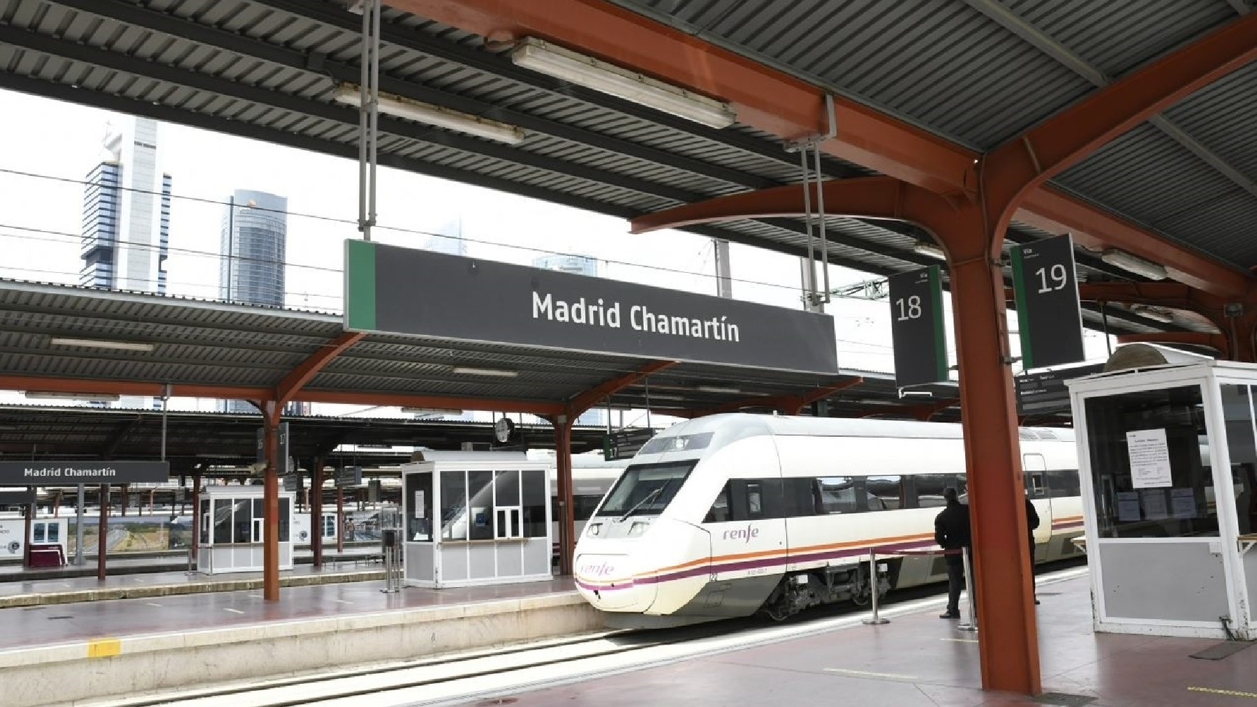 Una imagen de la estación Madrid-Chamartín.