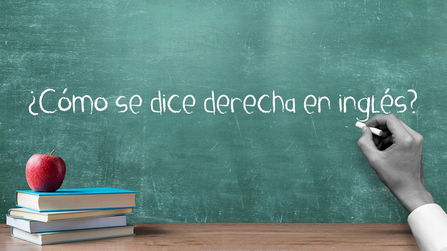 Derecha en inglés