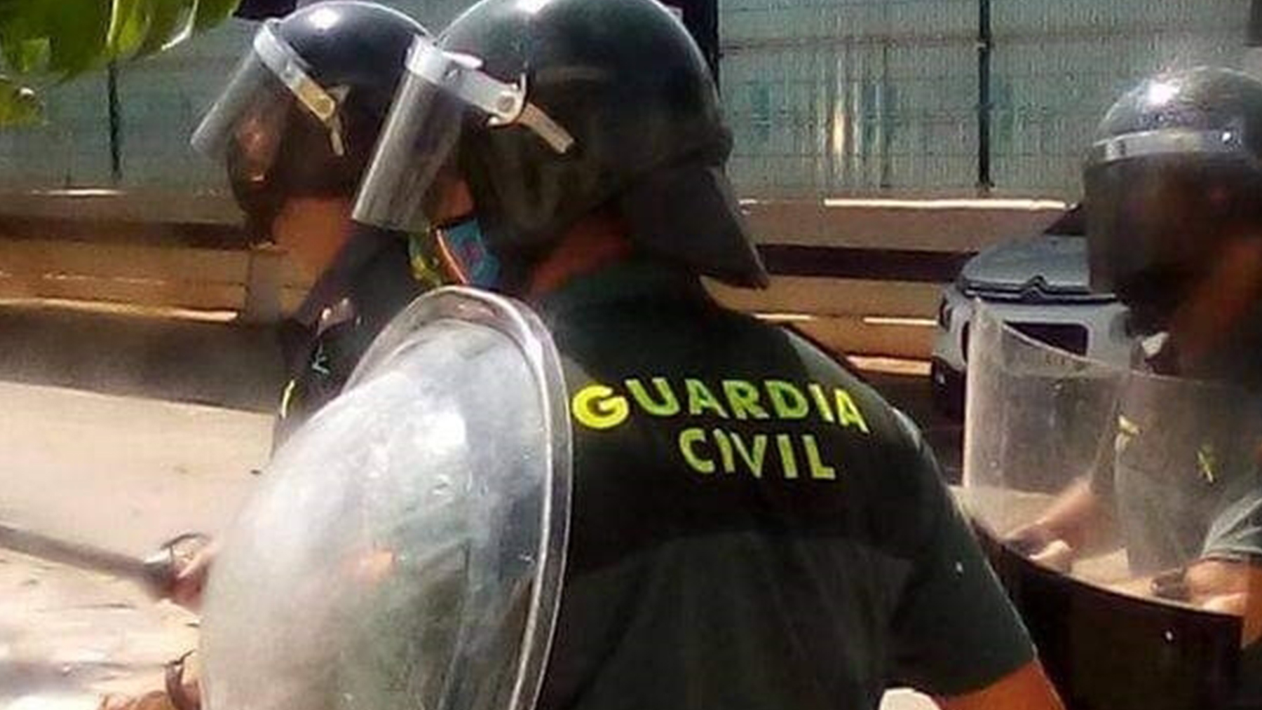 Agentes de la Gaurdia Civil en Melilla.