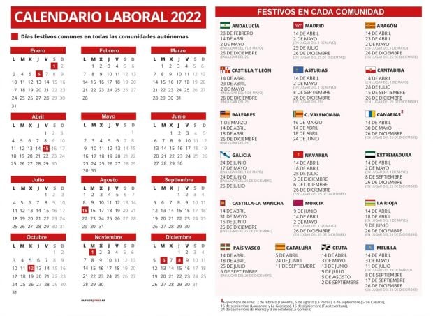 National Holiday Calendar 2022 Check Here The 2022 Work Calendar - Kiratas