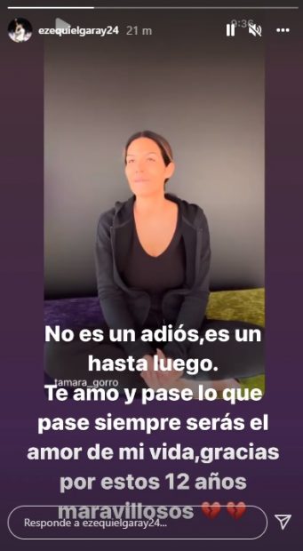 Ezequiel Garay se pronuncia tras el anuncio de su separación con Tamara Gorro