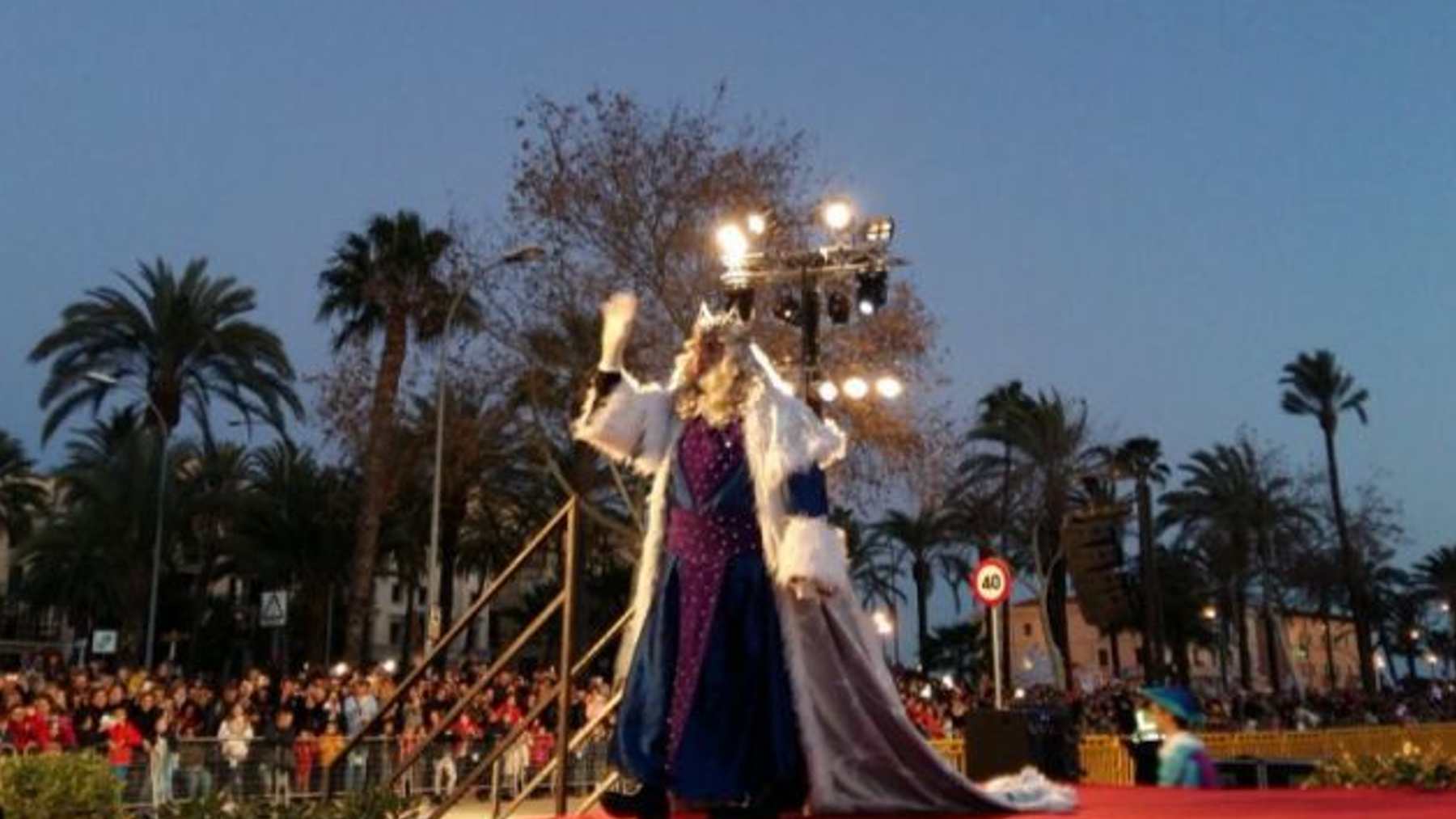 Inicio de la Cabalgata de Reyes de Palma en una edición de años precedentes.