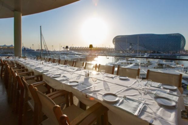 Restaurante Cipriani de Abu Dhabi.