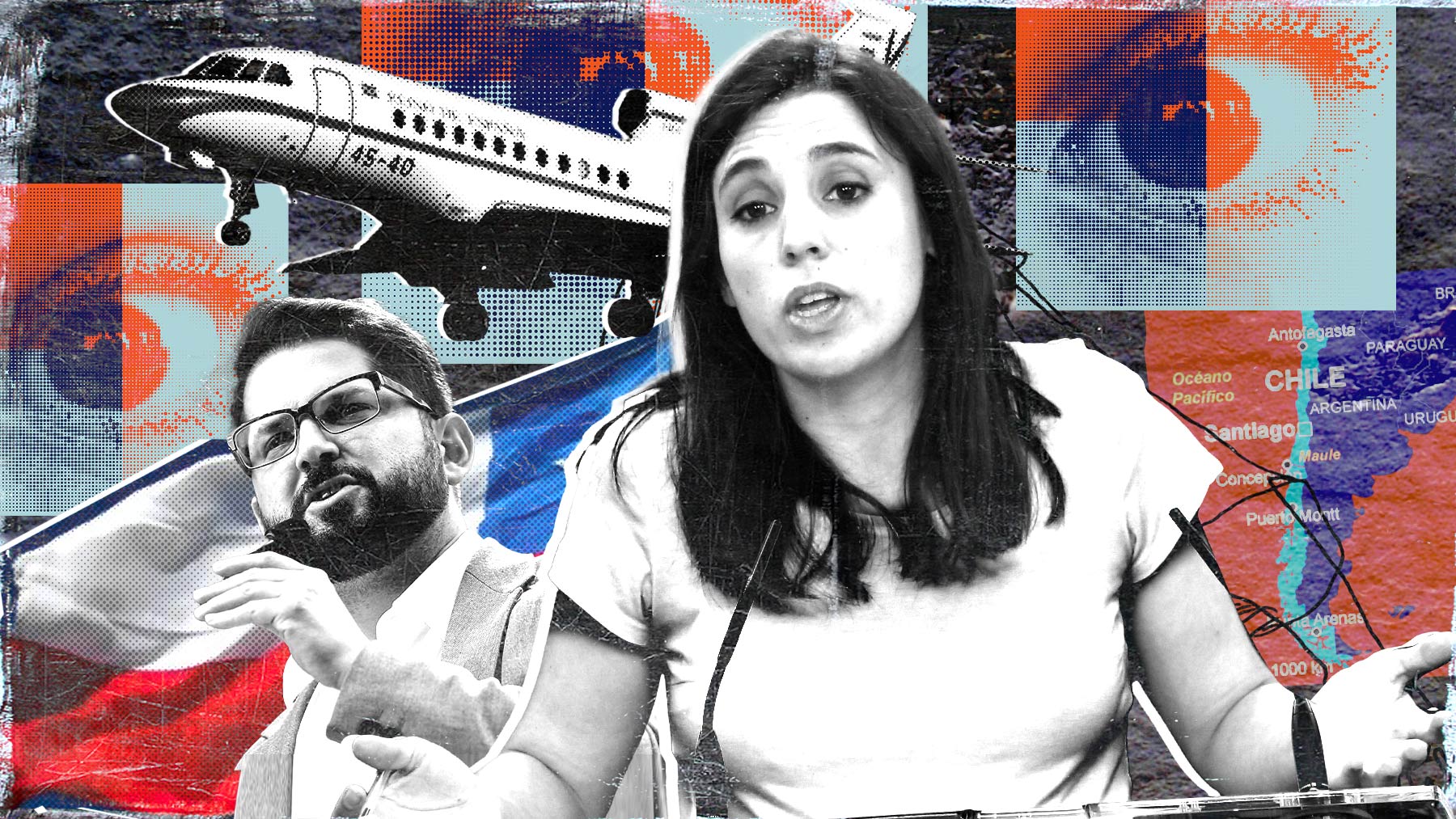 Irene Montero y Gabriel Boric