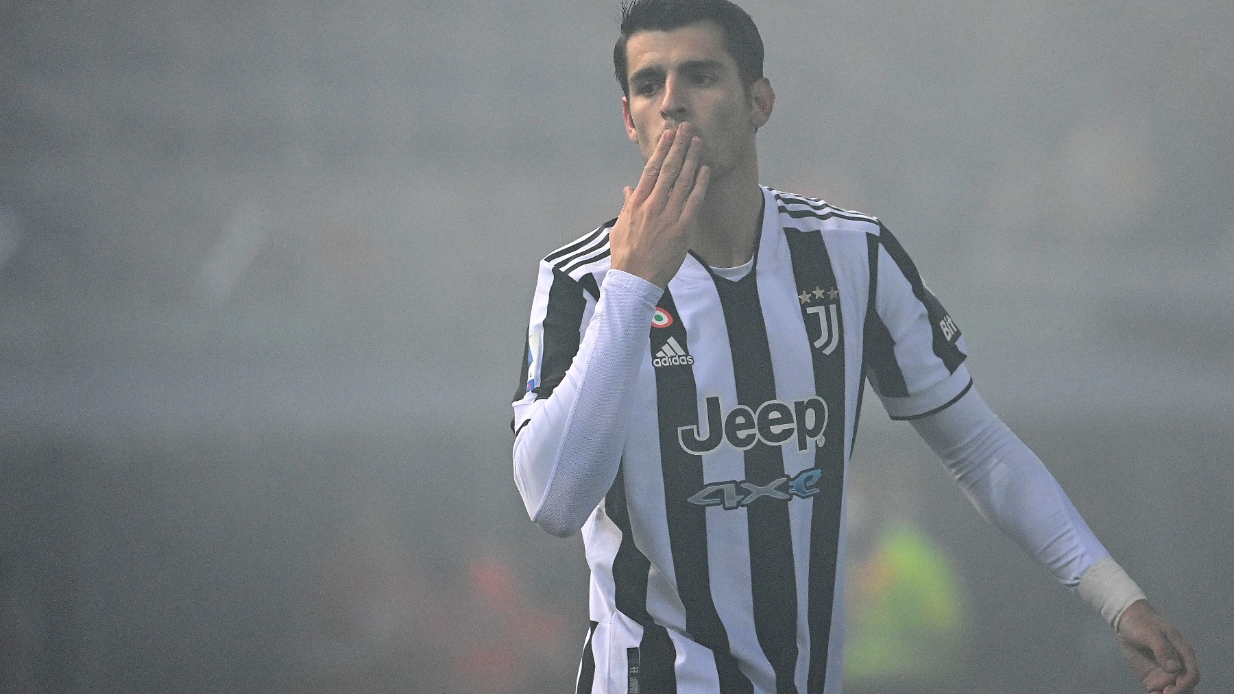 Álvaro Morata celebra un gol con la Juventus. (AFP)