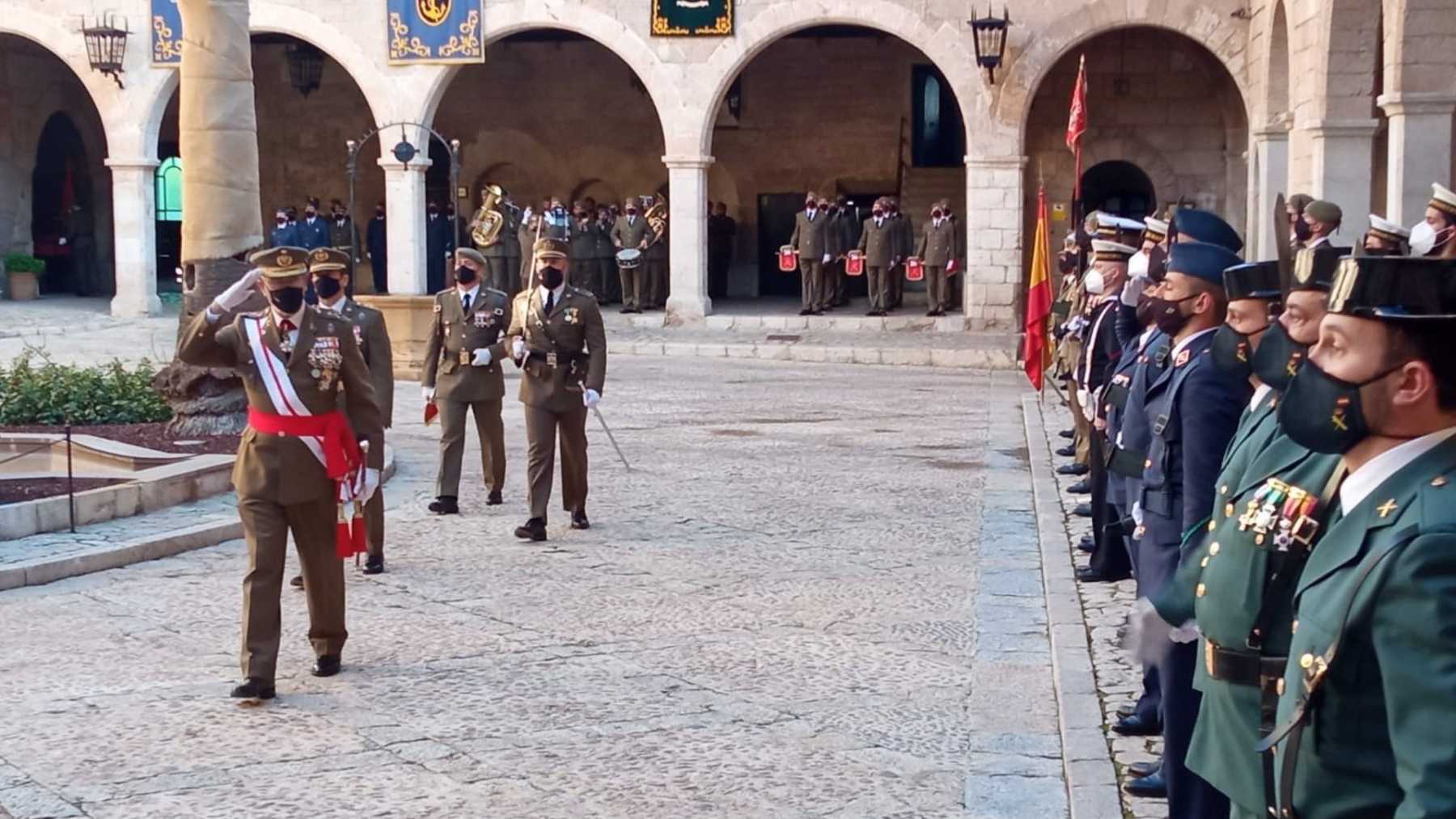 Celebración de la Pascua Militar en el Palacio de la Almudaina de Palma.
