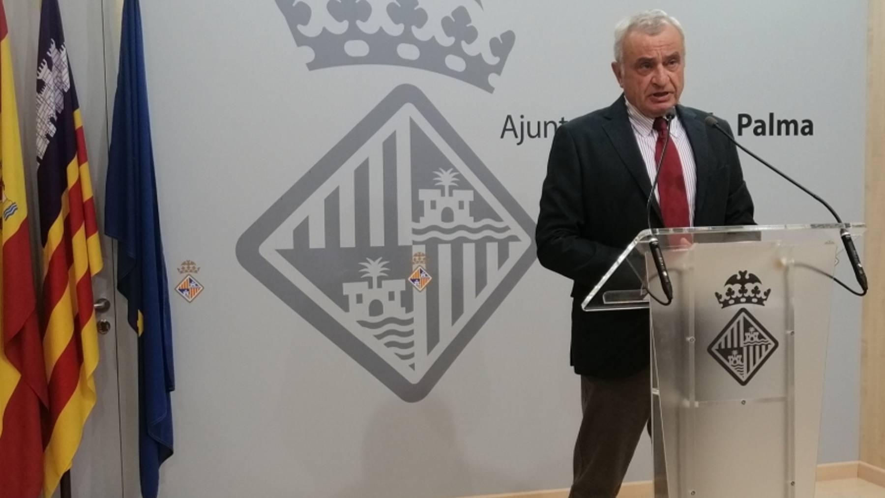 El líder de Vox en el Ayuntamiento de Palma, el concejal Fulgencio Coll.