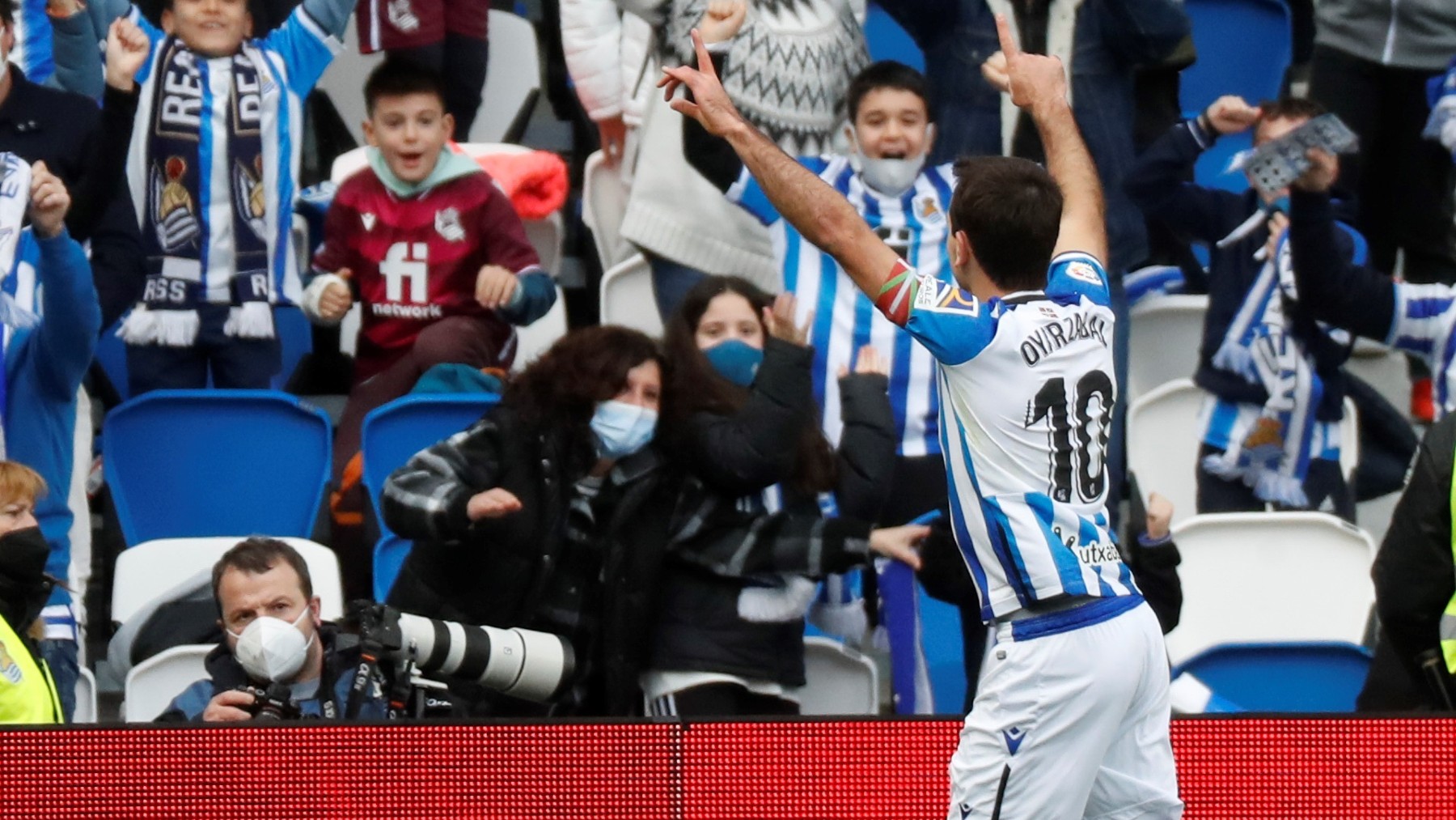 Oyarzabal celebra su gol al Celta. (EFE)