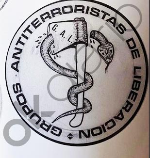 El sello de los GAL elaborado por el CESID para reivindicar las operaciones antiterroristas. 