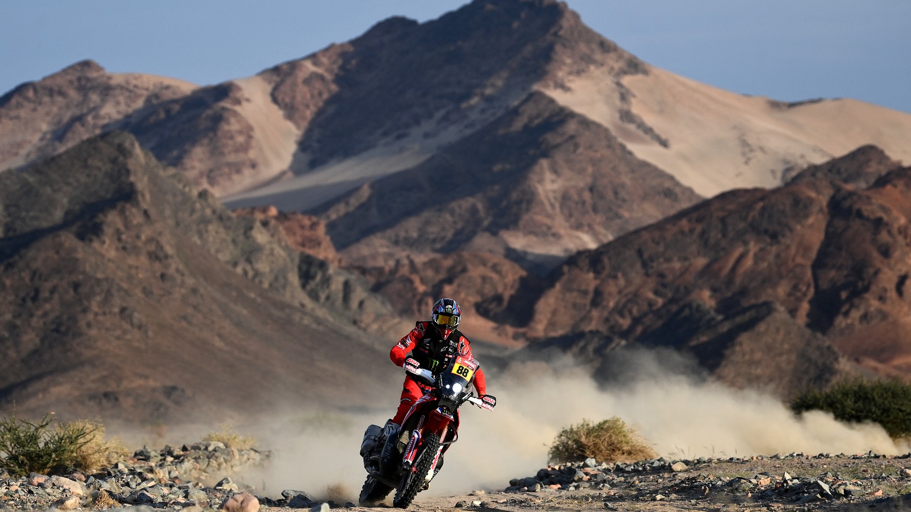 Joan Barreda, en el Dakar. (AFP)