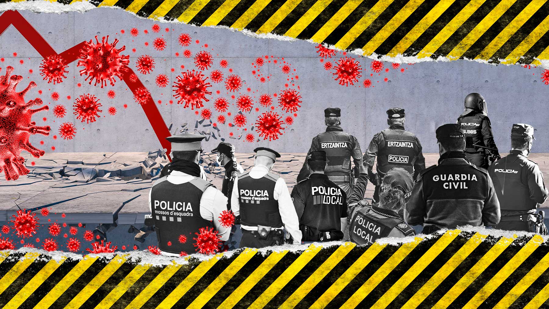 La incidencia de Ómicron en los cuerpos policiales se ha disparado en las últimas semanas.