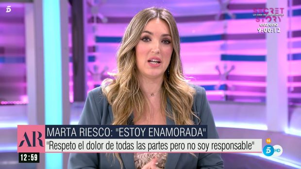 Marta Riesco da la cara en 'El programa de Ana Rosa'