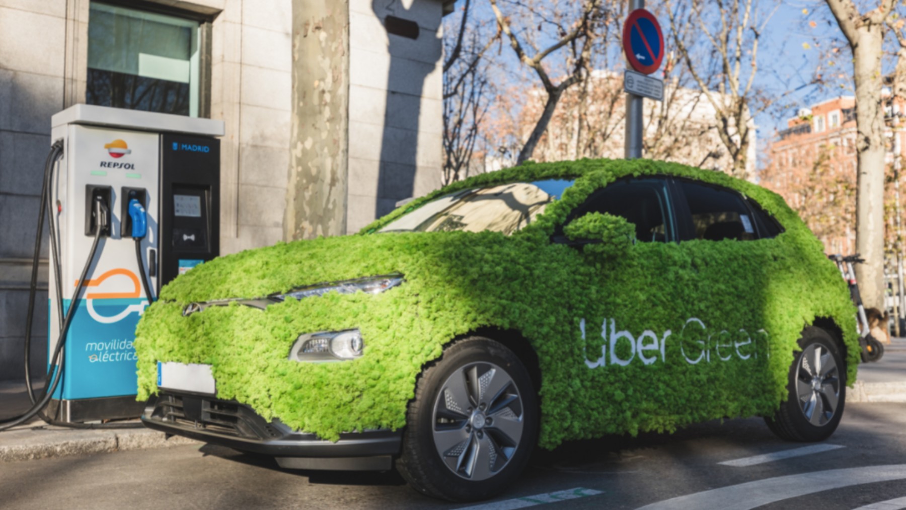 Vehículo de Uber Green