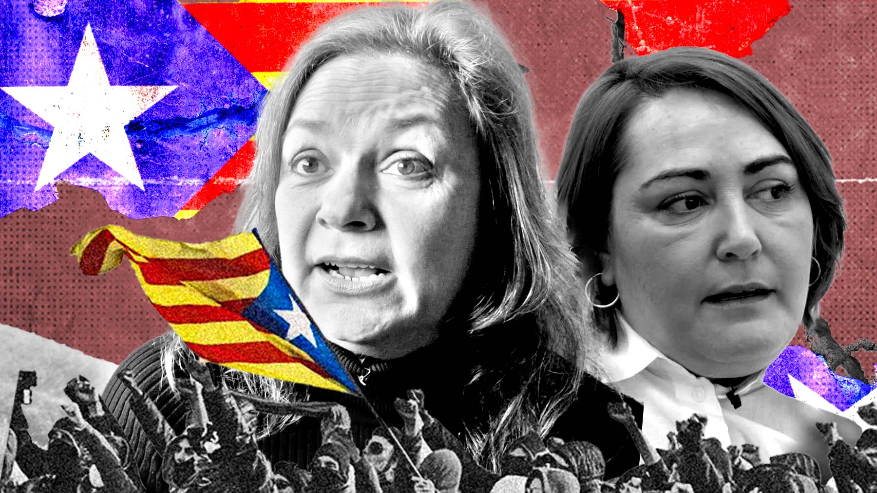 Madres acosadas por el separatismo catalán.