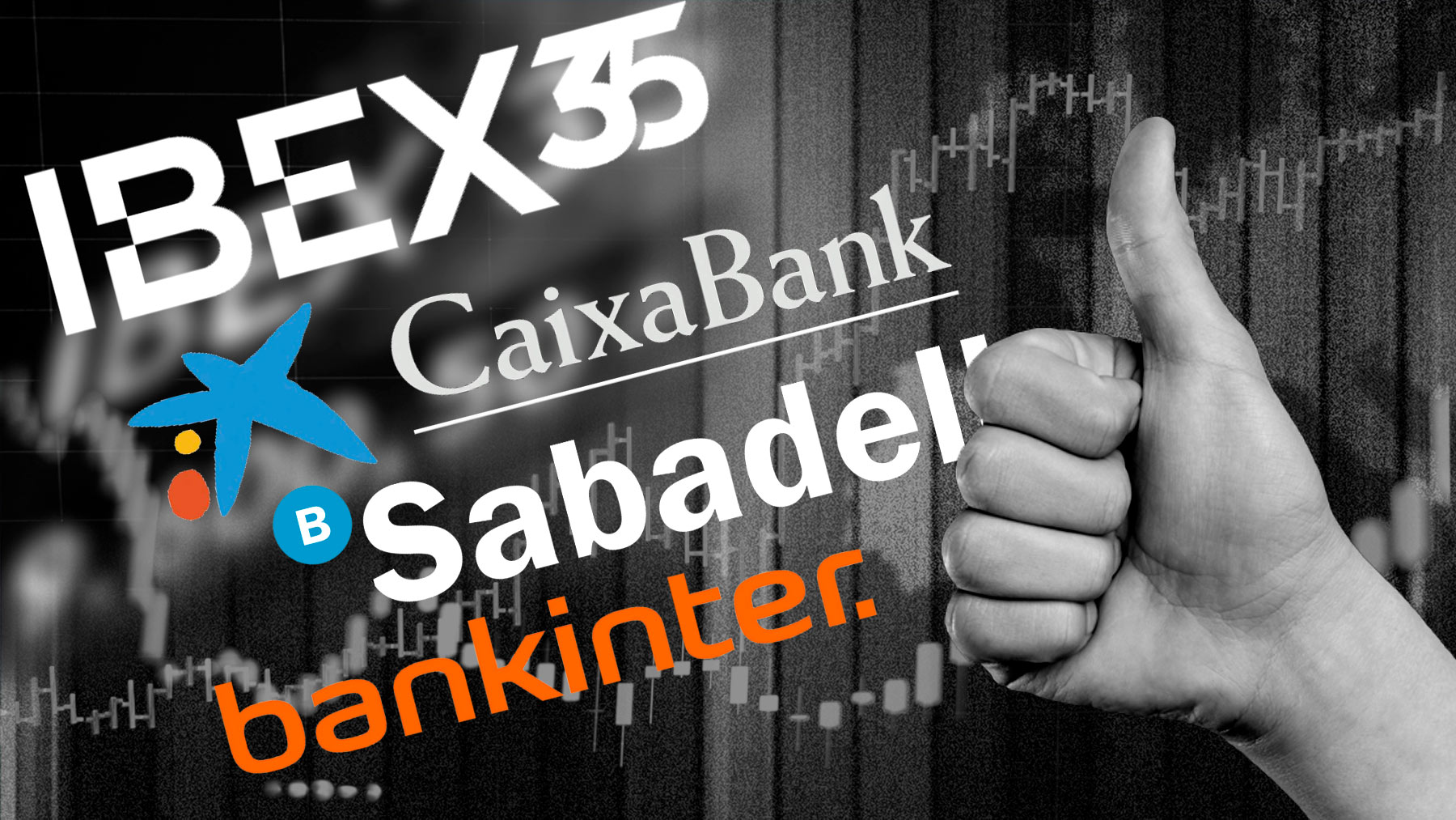 Caixabank, Sabadell y Bankinter arrasan en el IBex.