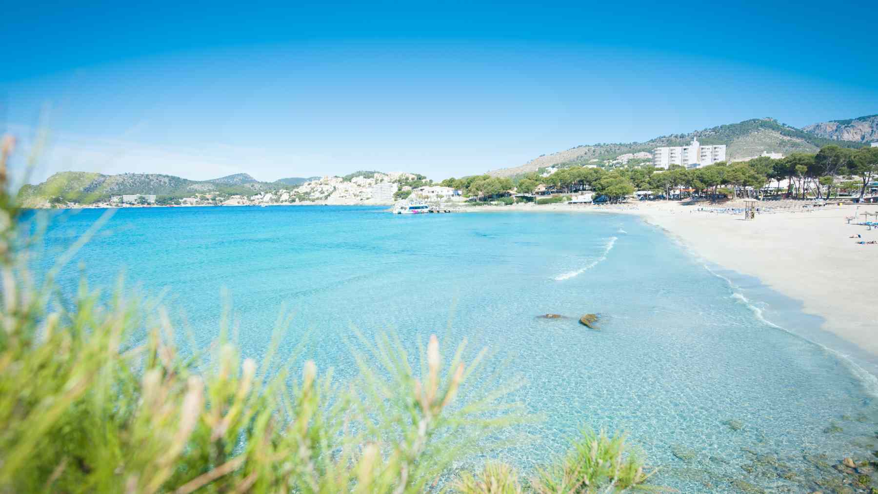 Playa de Torà, en Peguera (Calvià).