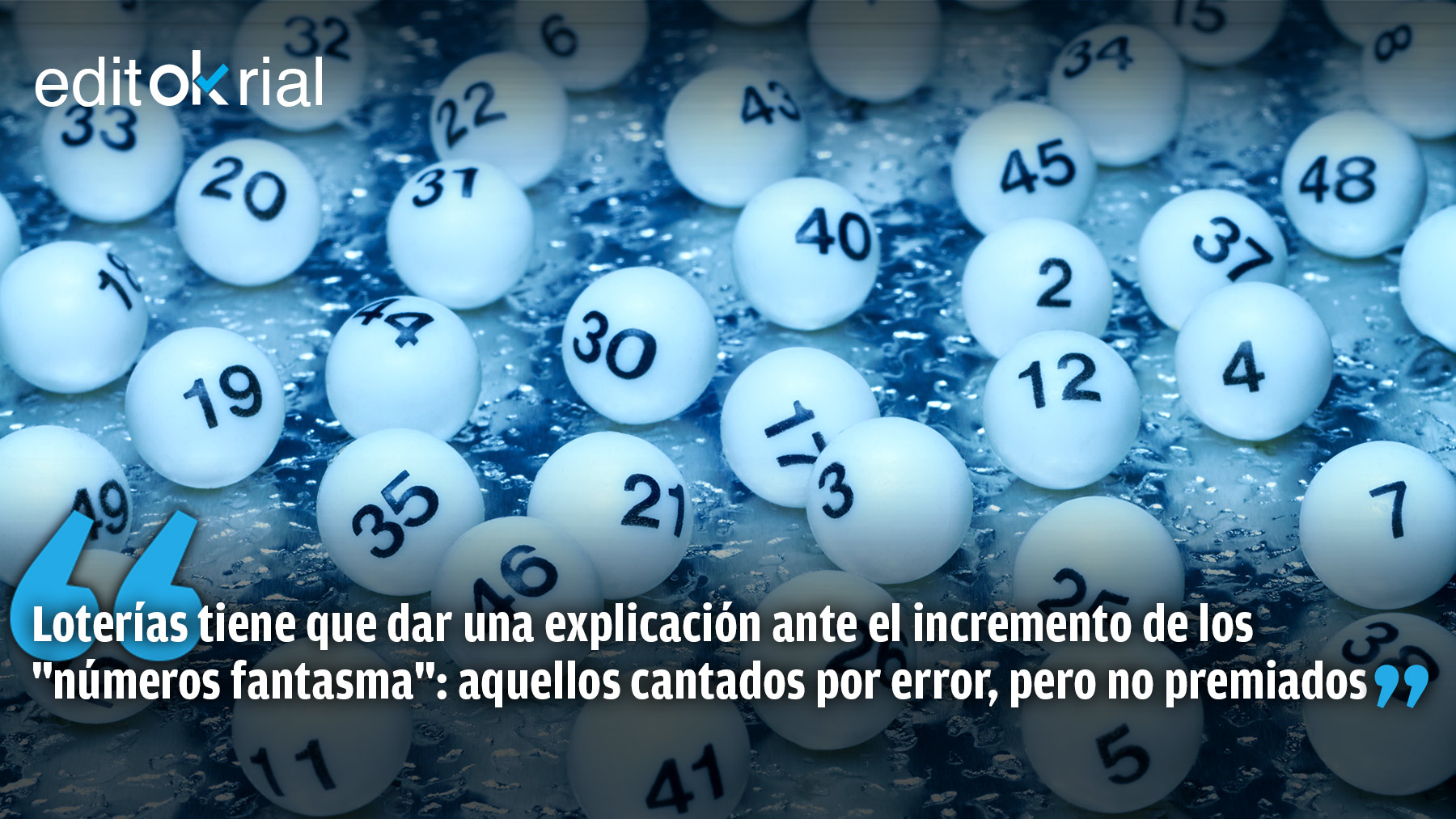 Con Sánchez es una chapuza hasta la Lotería de Navidad
