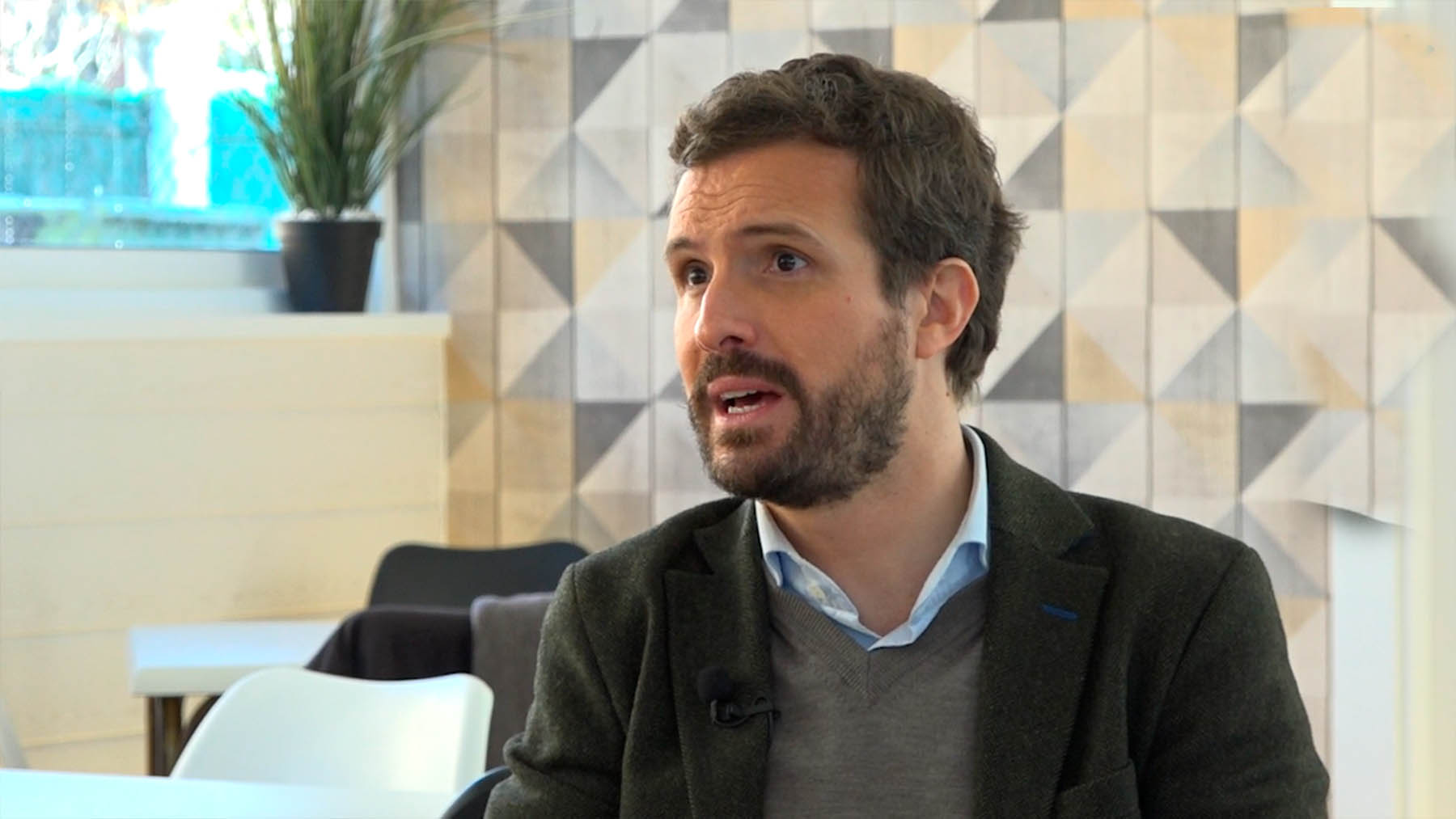 El presidente del Partido Popular, Pablo Casado.