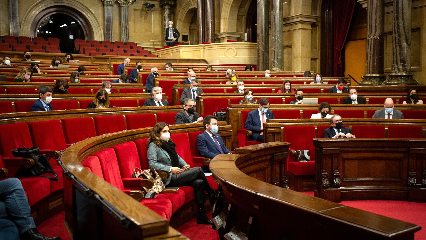 Imagen de un Pleno en el Parlament de Cataluña. (Foto: Europa Press)