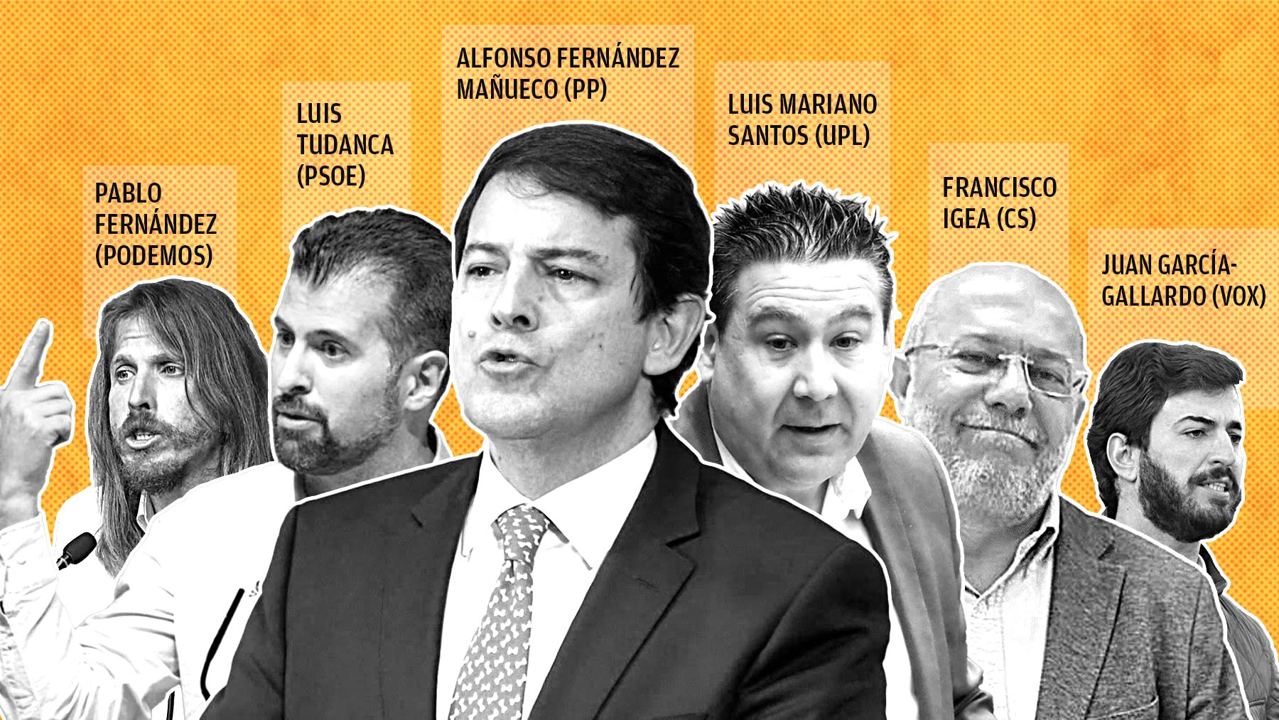 Todos los candidatos a las elecciones autonómicas de Castilla y León.