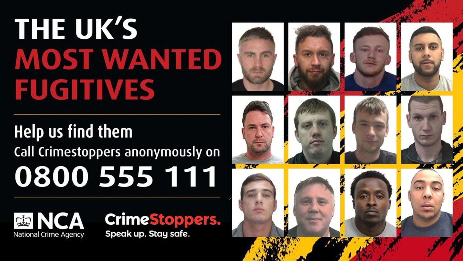 Estos son los 12 delincuentes británicos más buscados en España.