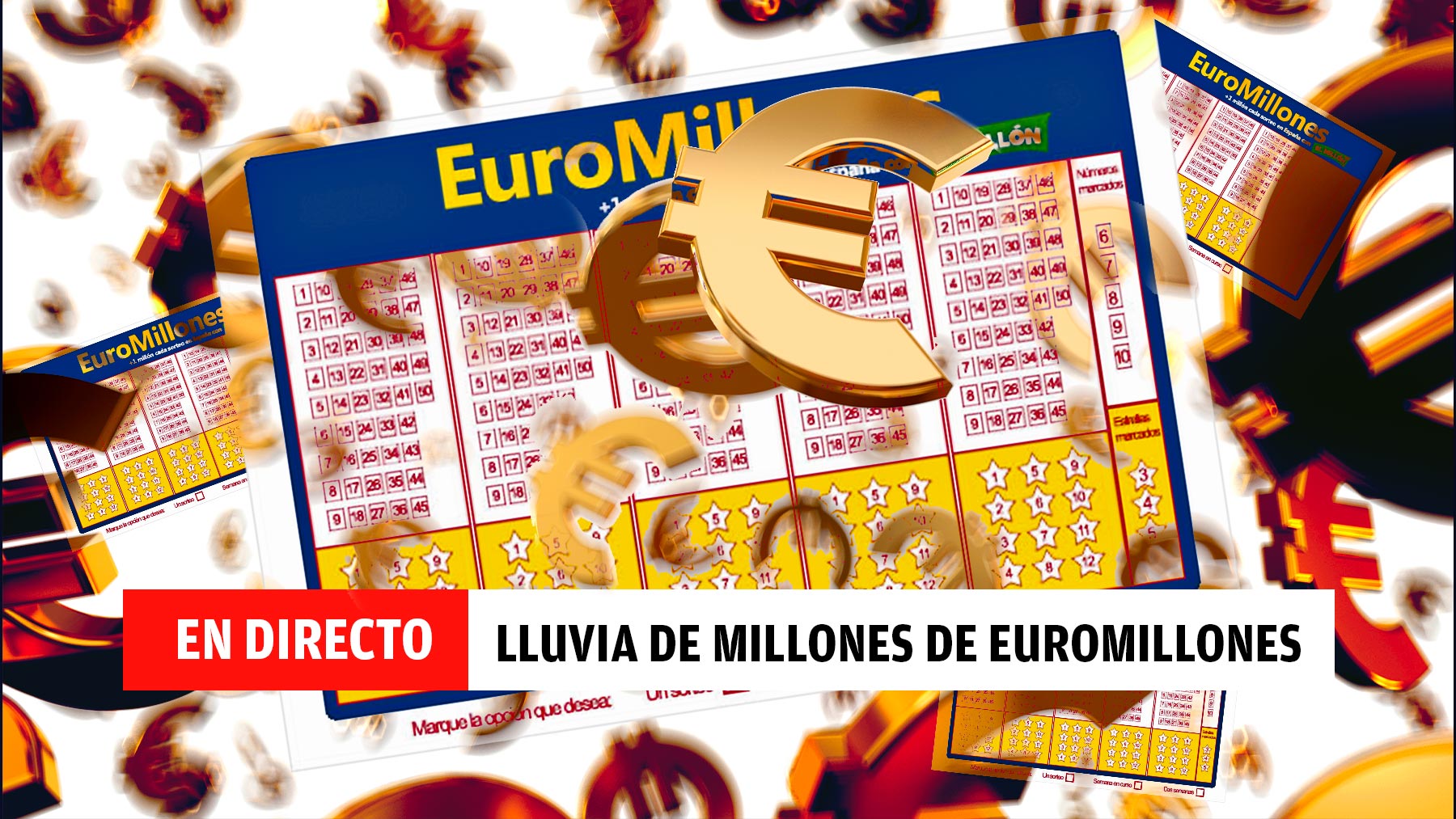 Lluvia de millones de Euromillones en directo | El sorteo extraordinario hoy, en vivo