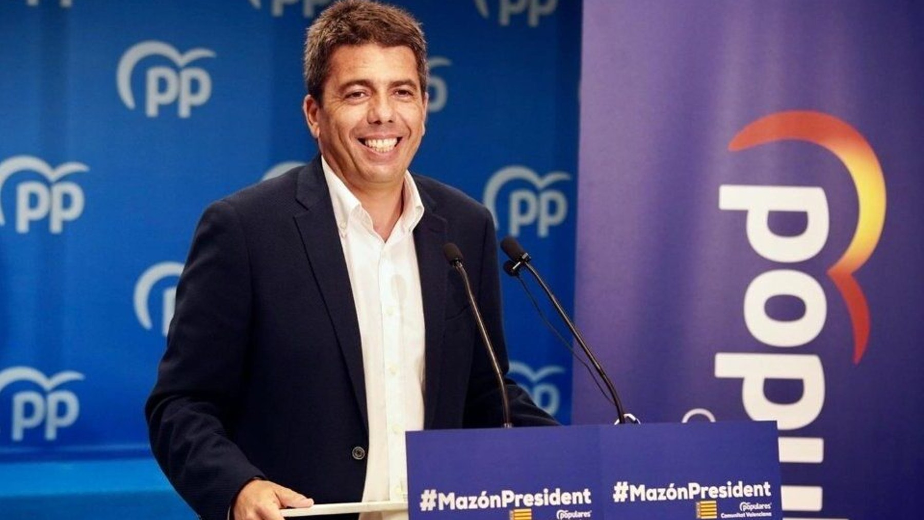 El presidente del PP Comunidad Valenciana Carlos Mazón.