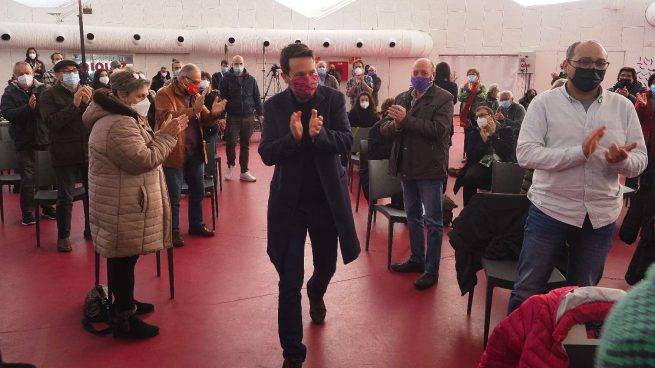 Pablo Iglesias este sábado en Valladolid. (Foto: EP)