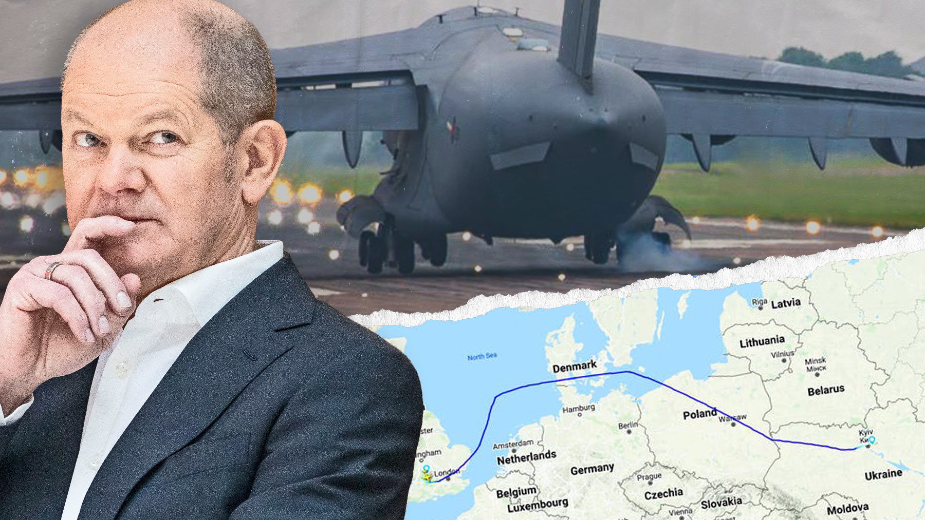 Germany prevents British aircraft carrying weapons into Ukraine from crossing its airspace