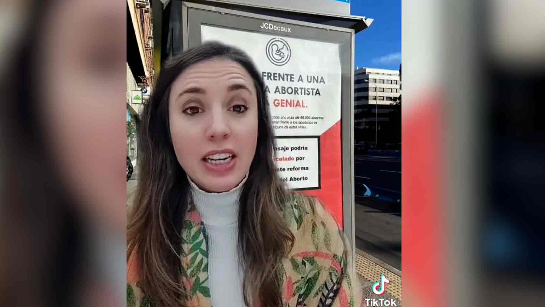 La ministra de Igualdad, Irene Montero.