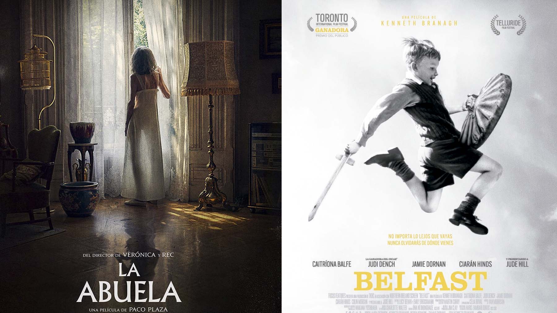 ‘La abuela’ (Sony Pictures) y ‘Belfast’ (Focus features)