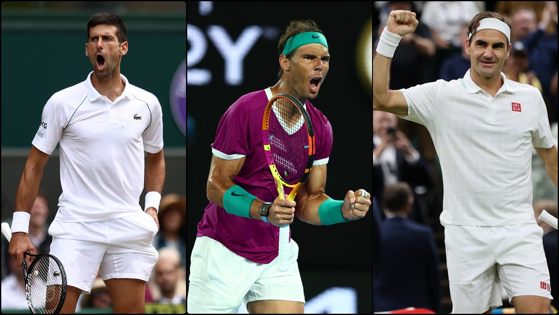 Djokovic, Nadal y Federer luchan por ser el mejor de la historia.