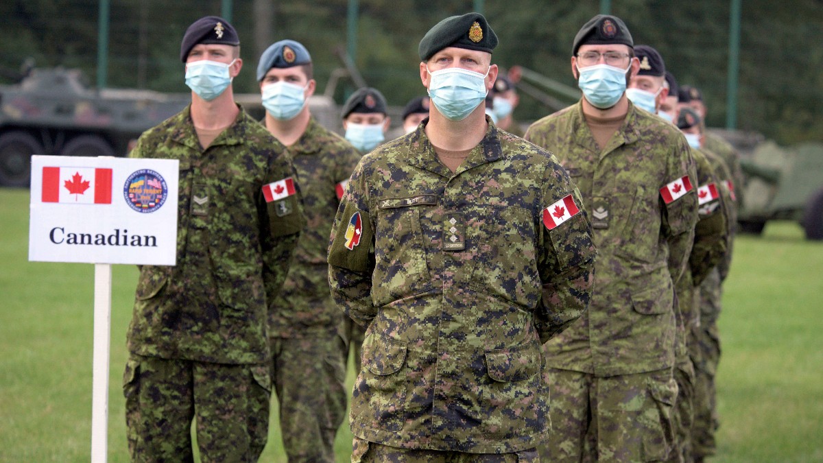Militares canadienses.