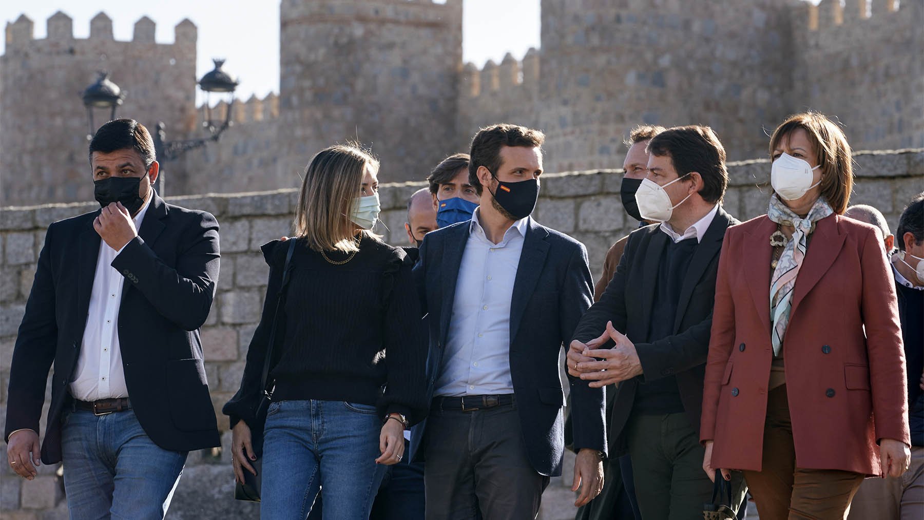 Pablo Casado en Ávila. (Foto: Efe)