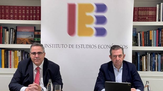 Gregorio Izquierdo e Íñigo Fernández de Mesa, responsables del Instituto de Estudios Económicos