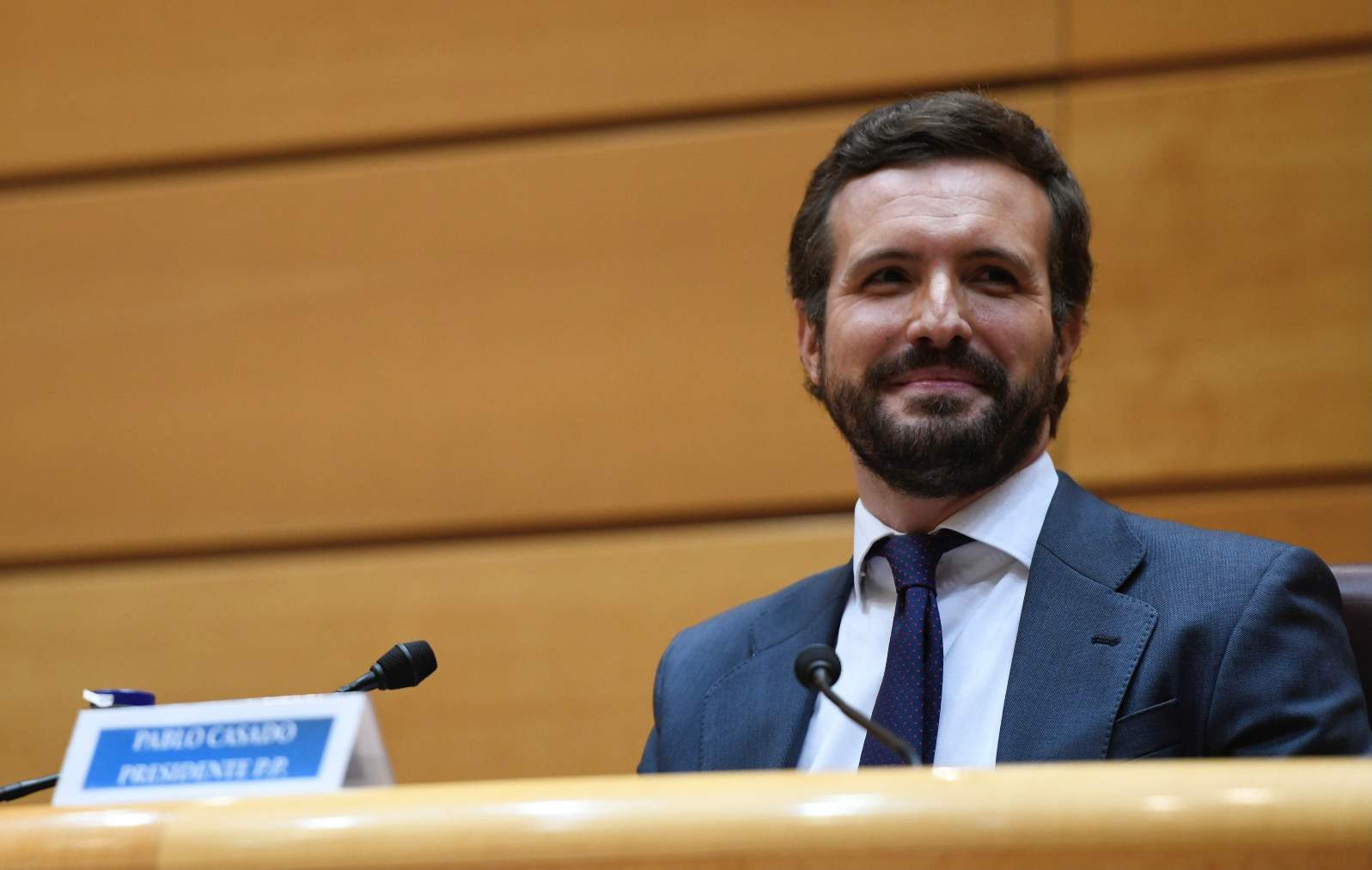 El presidente del Partido Popular, Pablo Casado.