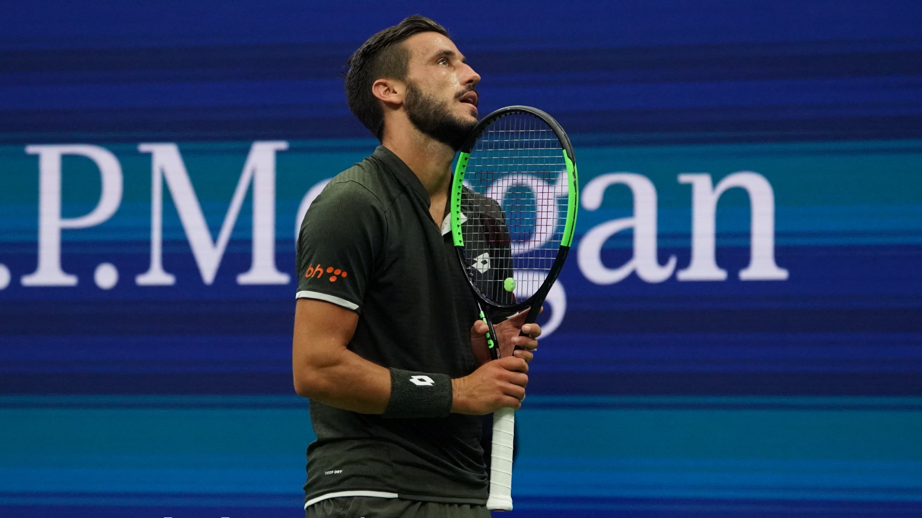 Damir Dzumhur, en un partido. (AFP)