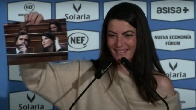 Olona ya asume que será la candidata de Vox en Andalucía: «Esta es la fotografía que me acompañará»