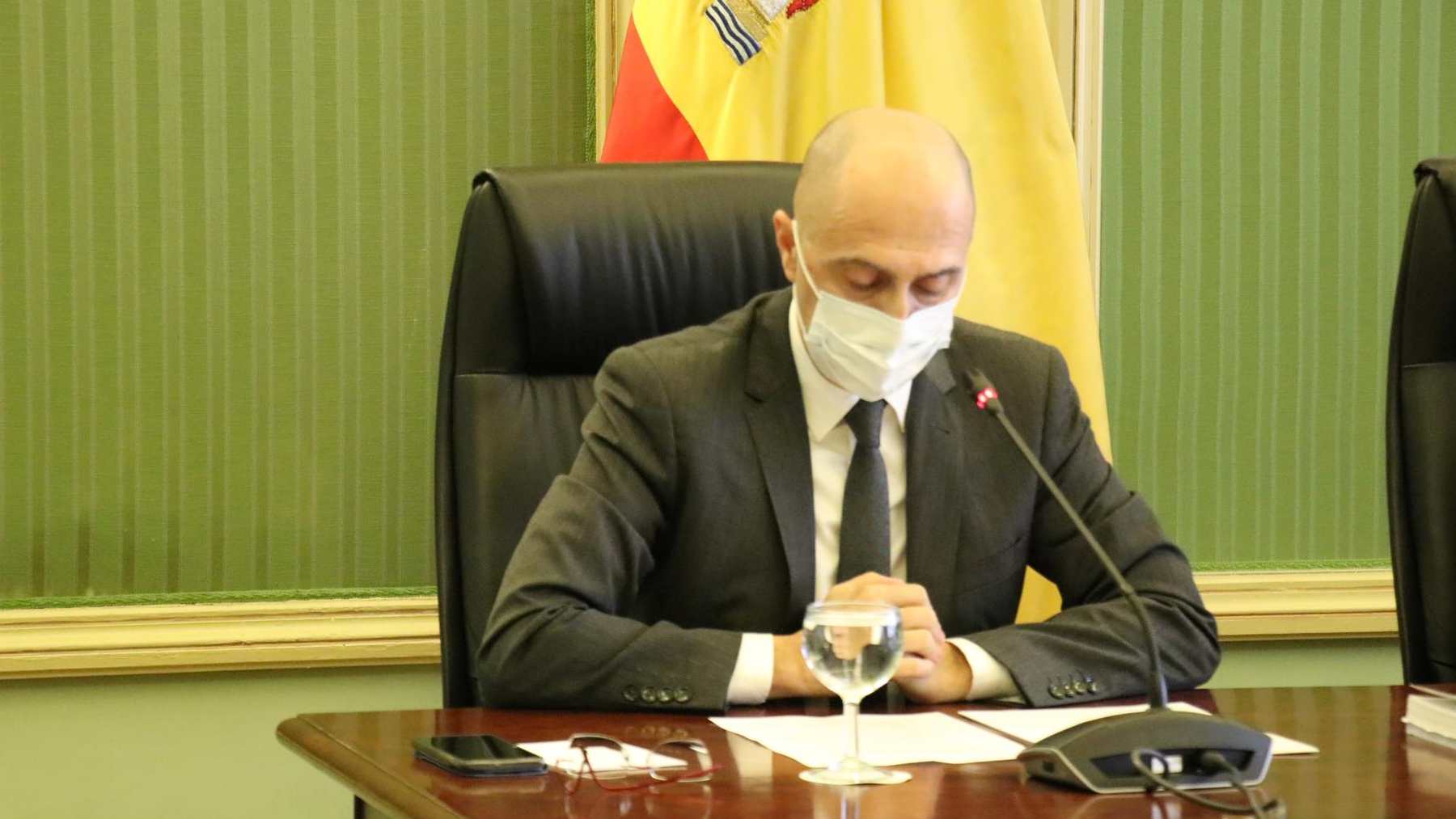 Jaume Far, durante su comparecencia en el Parlament.