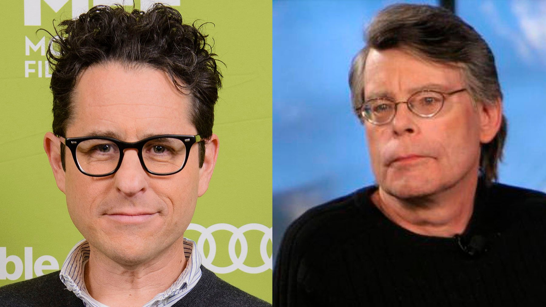 J. J. Abrams (izquierda) y Stephen King (derecha)