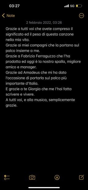 Damiano de Måneskin en Instagram.