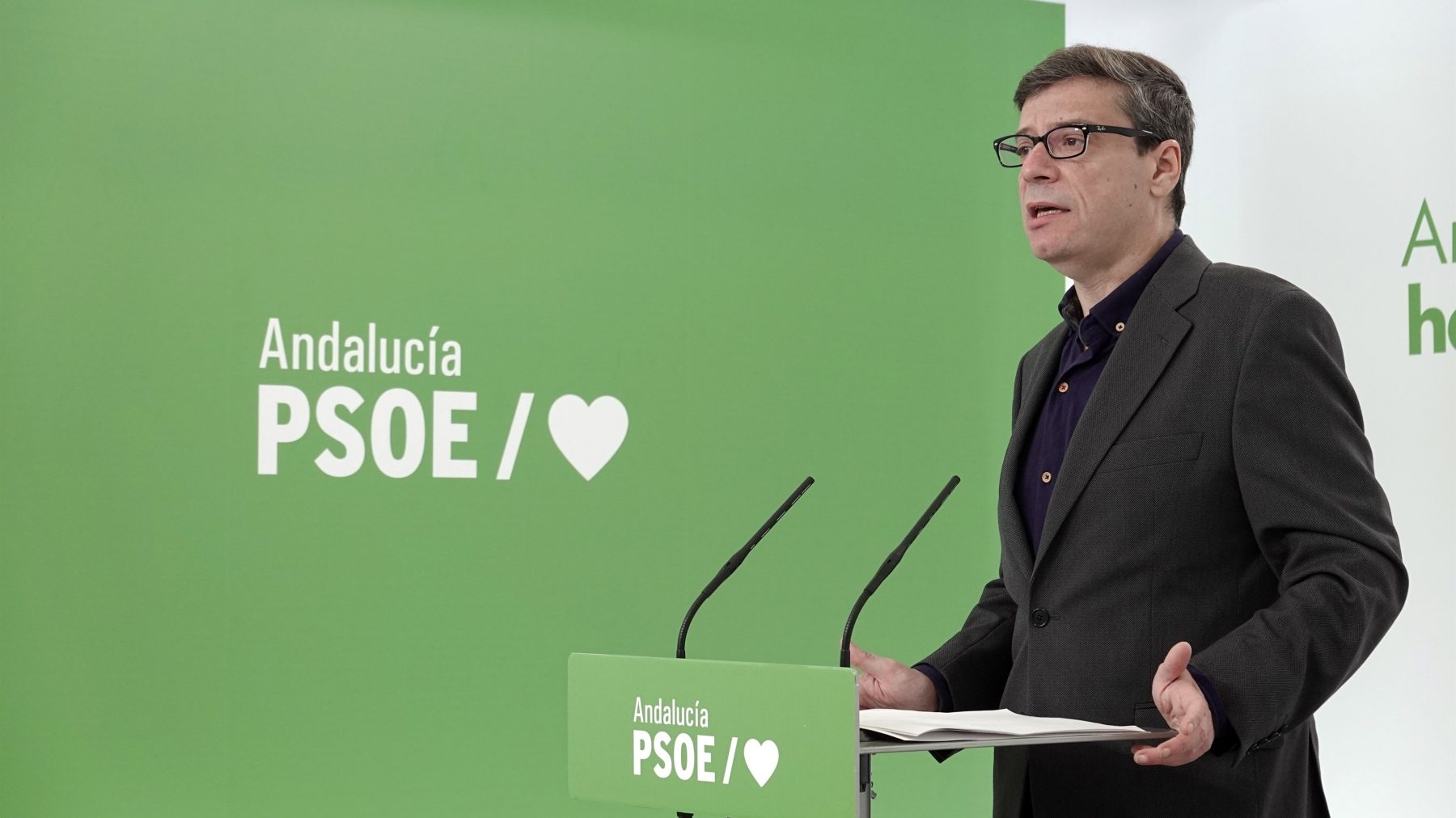 Carmelo Gómez, portavoz de Presidencia del PSOE-A en el Parlamento andaluz (PSOE-A).