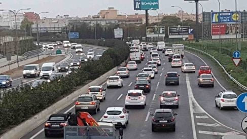 Imagen de la Vía de Cintura de Palma.