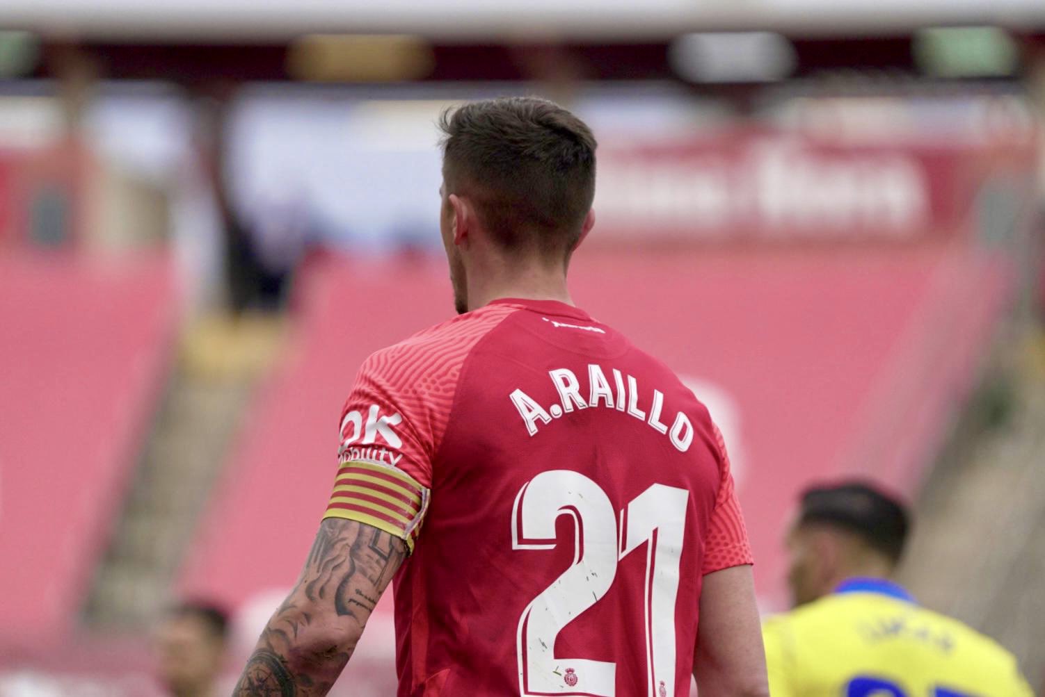 Antonio Raíllo, durante el partido