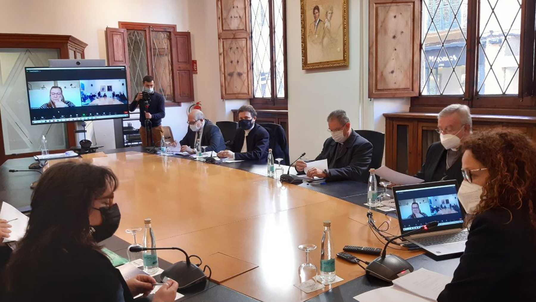 Reunión entre el Consell de Mallorca y la Diócesis.