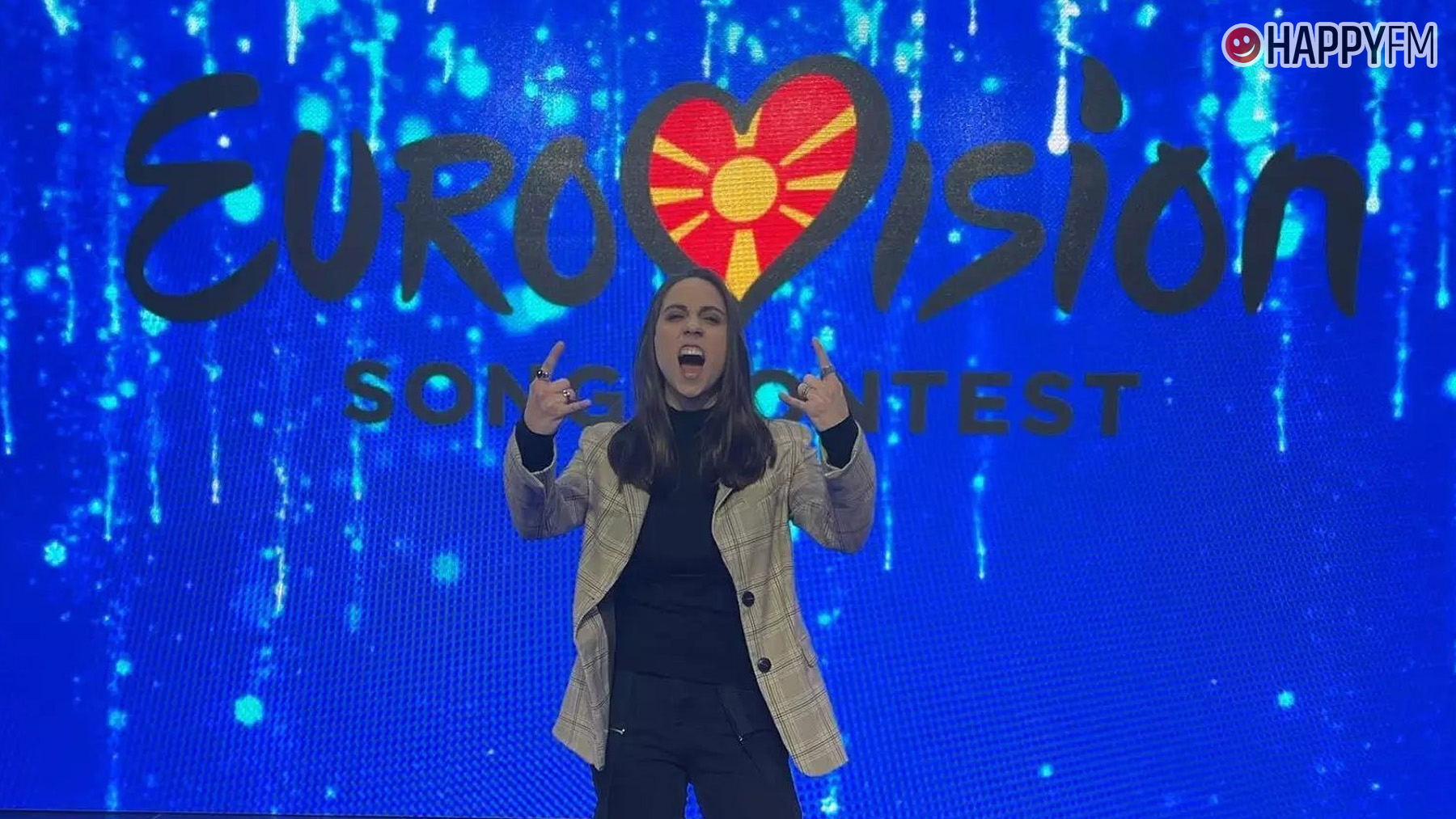 Andrea, representante de Macedonia del Norte en Eurovisión 2022.